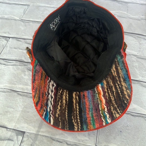Adora bohemian embroidery corduroy hat orange - Picture 5 of 6